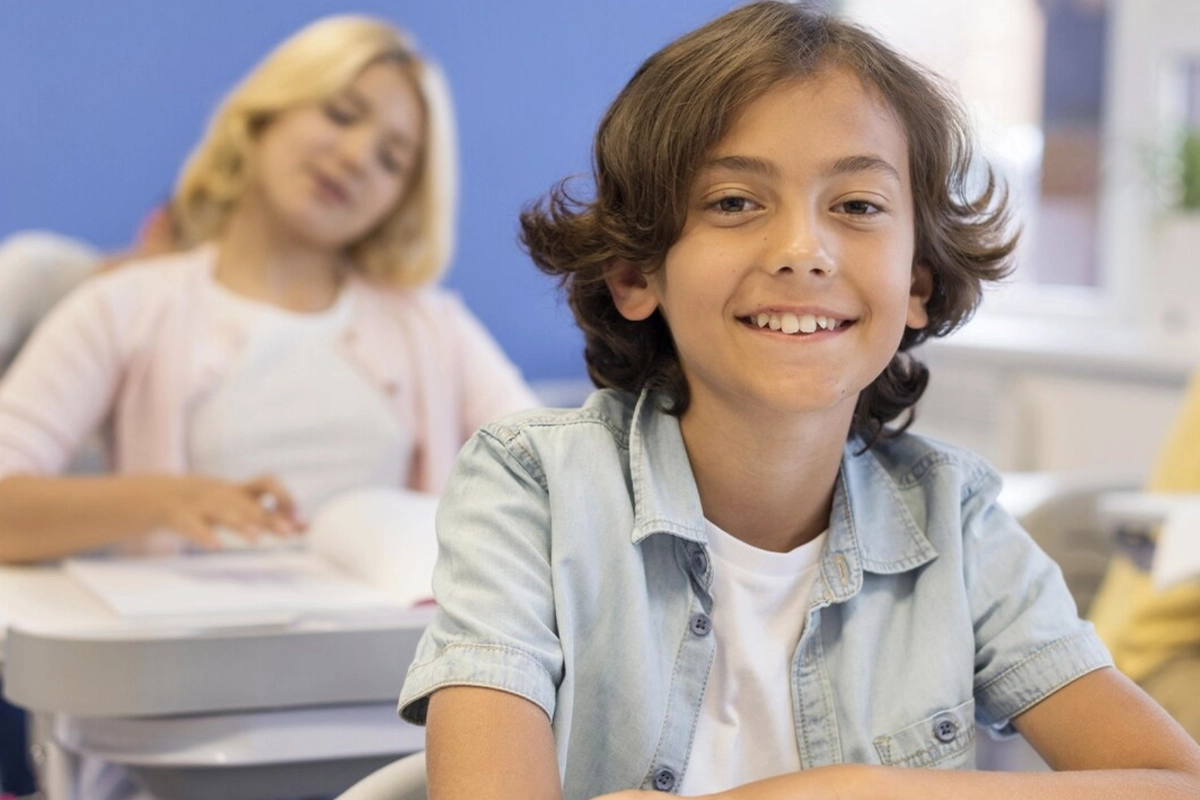 niño estudiante